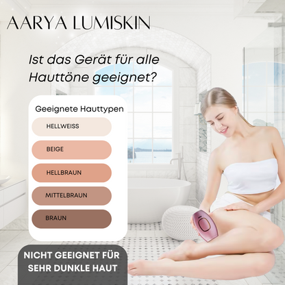 AARYA LUMISKIN – Deine Revolution für sanfte Haarentfernung