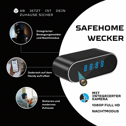 SAFEHOME WECKER - Dein Zuhause immer im Blick