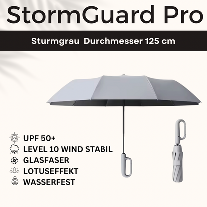 StormGuard Pro - Der Regenschirm der Wind und Regen trotzt