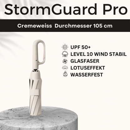 StormGuard Pro - Der Regenschirm der Wind und Regen trotzt