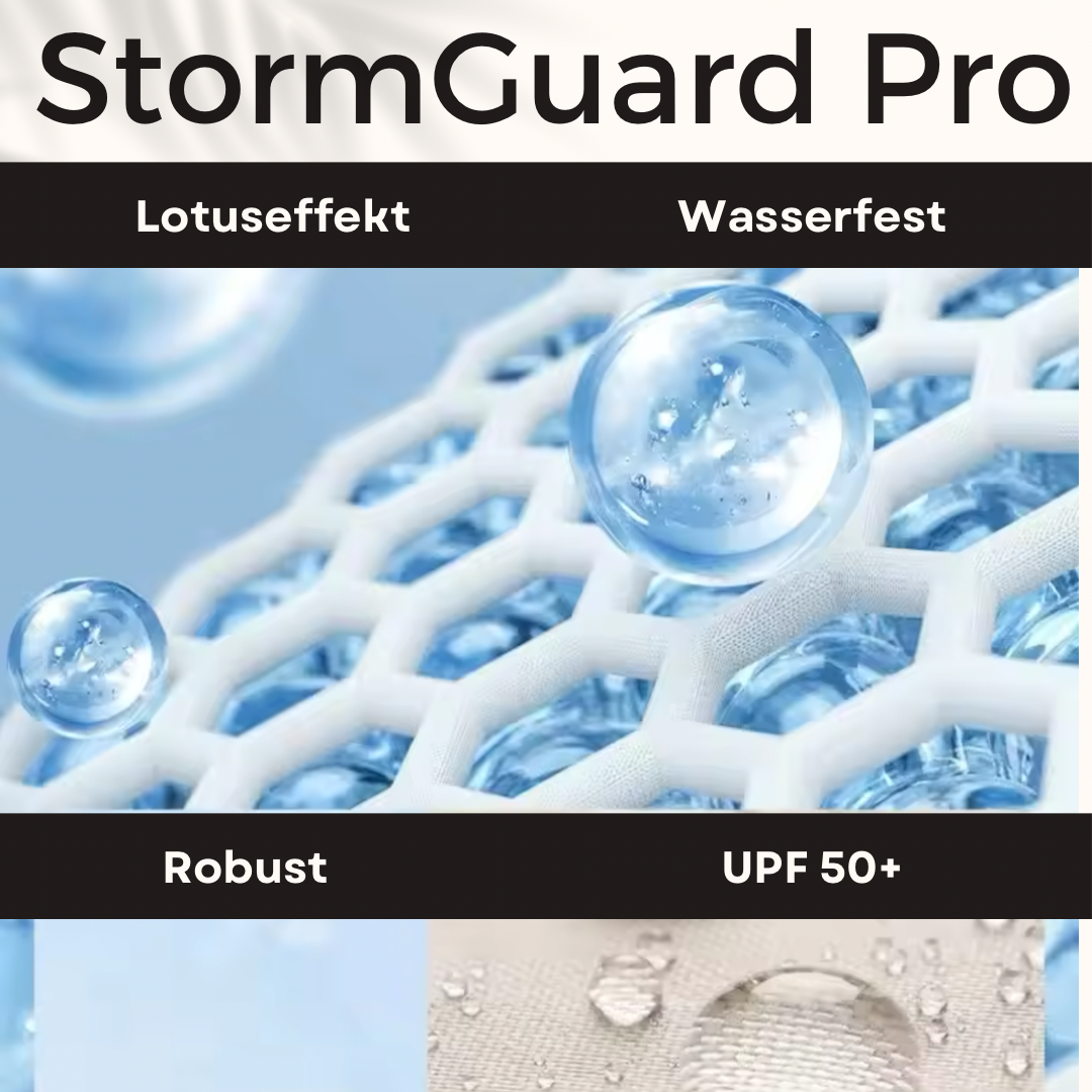 StormGuard Pro - Der Regenschirm der Wind und Regen trotzt