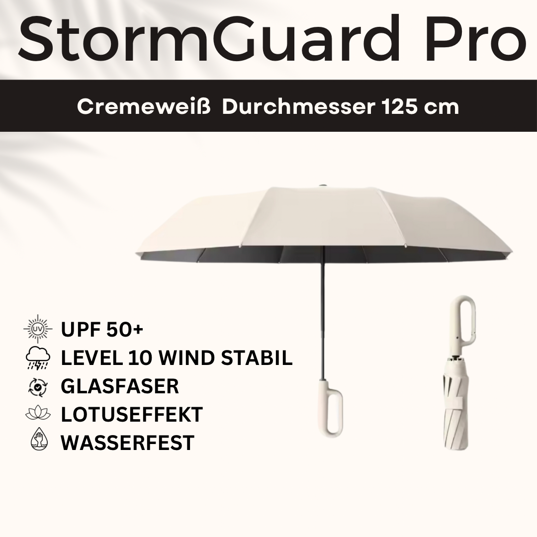 StormGuard Pro - Der Regenschirm der Wind und Regen trotzt