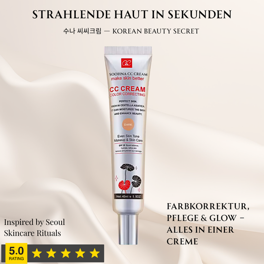 SOOHNA CC CREAM Color Correcting Gesichtscreme