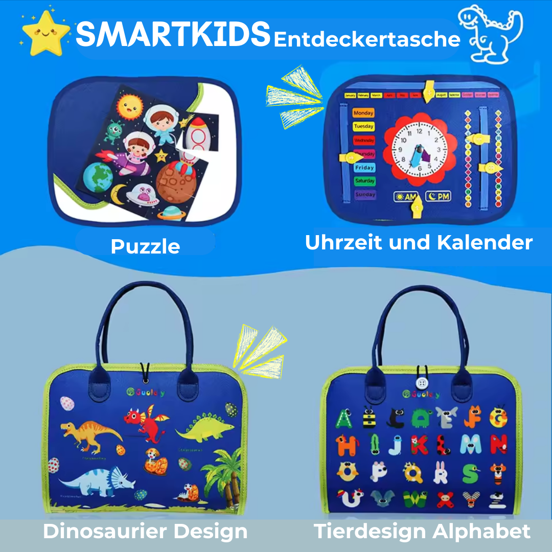 SmartKids Entdeckertasche – Die perfekte Beschäftigung für kleine Entdecker!
