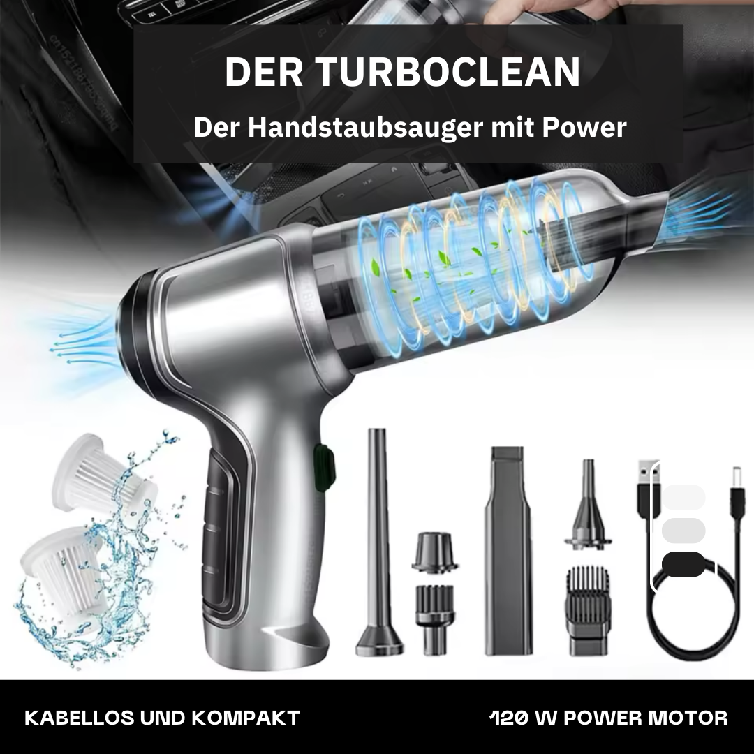 TurboClean Handstaubsauger - Maximale Power für maximale Sauberkeit!