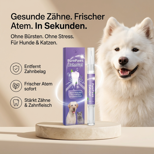 PurePaws Zahngel - gesunde Zähne für deinen Hund